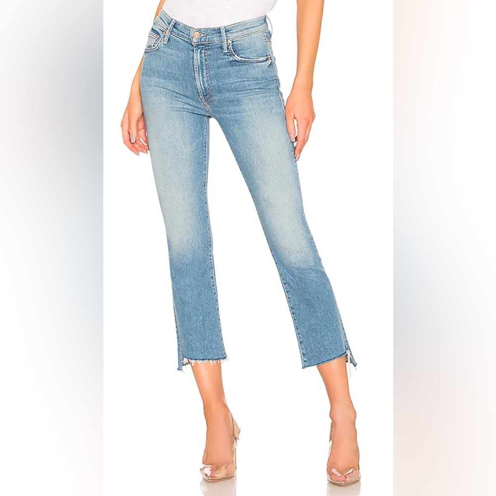 Mother Insider Crop Step Fray Jeans size 25